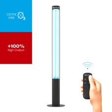 Бактерицидный облучатель BactoSfera 360° U95 +100% RC-TIMER Black 