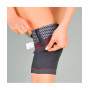 Бандаж на колено Ersamed REF-700 трикотажный с силиконовым кольцом и пластиковыми вставками размер XL