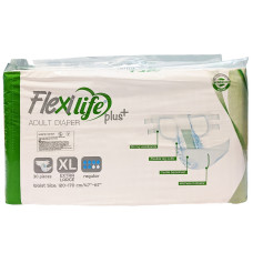 Подгузники для взрослых Flexi life plus XL 120-170 см 30 шт