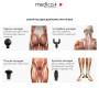 Перкусійний масажер MEDICA+ MassHand Pro 2Х (Japan) 