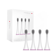 Насадки для звуковой зубной щетки Medica+ KidsBrush 7.0 pink (4шт)