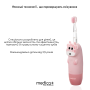 Детская электрическая зубная щетка Medica+ KidsBrush 2.0 Pink + Насадки (6 шт)