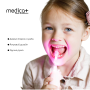 Детская электрическая зубная щетка Medica+ KidsBrush 2.0 Pink + Насадки (6 шт)