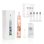 Звуковая зубная щетка MEDICA+ KidsBrush 7.0 PINK (Япония) + Насадки (4 шт)
