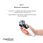 Микротоковый RF лифтинг-массажёр для лица MEDICA+ Skin Lifting 7.0 White - EMS, LED