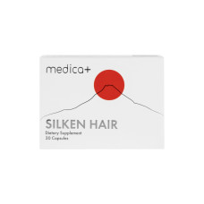 Дієтична добавка MEDICA+ Silken Hair проти випадіння волосся (30 капс.)