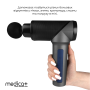 Перкуссионный ручной массажер для тела и мышц Medica+ MassHand Pro 5.0 (Япония)