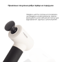 Перкуссионный ручной массажер для тела и мышц Medica+ MassHand Pro 4.0 (Япония) White