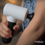 Перкуссионный ручной массажер для тела и мышц Medica+ MassHand Pro 4.0 (Япония) White