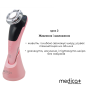 Микротоковый RF Lifting Массажер для лица Skin Lifting 7.0 Pink - EMS, LED