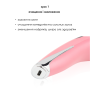 Микротоковый RF Lifting Массажер для лица Skin Lifting 7.0 Pink - EMS, LED