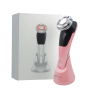Микротоковый RF Lifting Массажер для лица Skin Lifting 7.0 Pink - EMS, LED