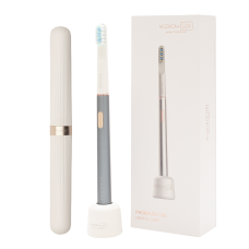 Отбеливающая звуковая зубная щетка MEDICA+ LUX 10Х Portable Grey