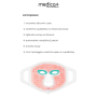 LED-маска світлотерапії для обличчя та шиї Medica+ LEDMask 8X2