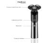Електробритва шейвер MEDICA+ STEEL 6500