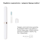 Отбеливающая звуковая зубная щетка Medica+ Lux 10Х Portable Silver