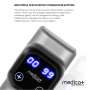 Перкуссионный ручной массажер для тела и мышц Medica+ MassHand Pro 6.0 (Япония)