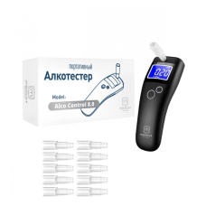 Алкотестер Medica+ Alco control 8.0 + Комплект мундштуков для алкотестеров Medica+ (40шт.)