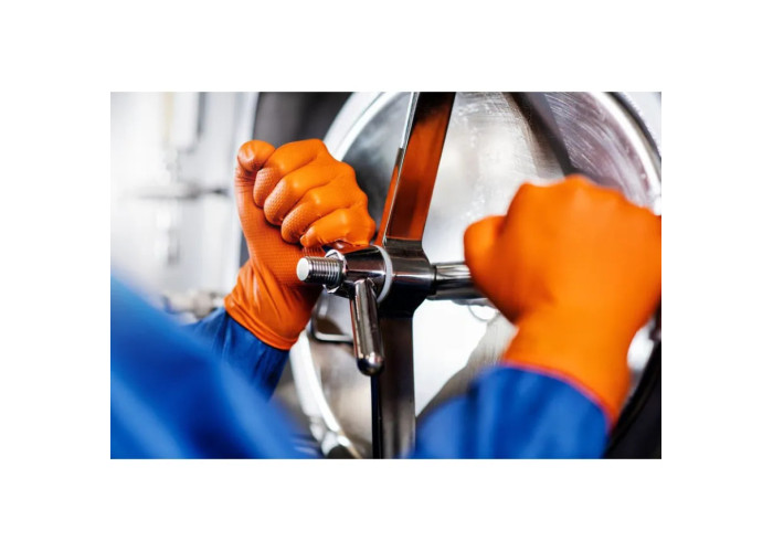 Перчатки нитриловые Mercator Medical GoGrip Orange Оранжевые размер XL 50 шт
