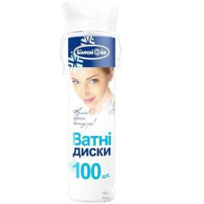 Ватные диски "Белоснежка", 100 шт