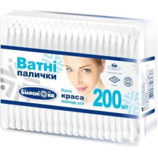 Ватные палочки "Белоснежка" 200 шт пласт. упаковка
