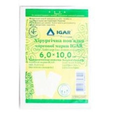 Хирургическая повязка IGAR тип Лайтпор на основе спанлейс 6.0 × 10.0 см