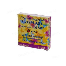 Пластырь медицинский IGAR  RiverPlast тип Классический на хлопковой основе 1 х 500 см