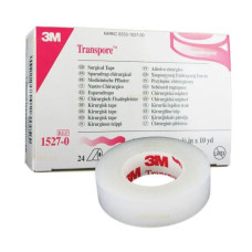 Хирургический пластырь TRANSPORE, 1,25см x 9,1м, 24 шт.
