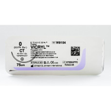  Викрил W9154 0 колющая модифицированная Taper Point 40 мм, 1/2 окружность, фиолетовый, 75 см, 1 штука