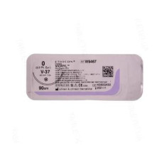  Викрил W9467 0 колюще-режущая Tapercut 40 мм, 1/2 окружность, фиолетовый, 90 см, 1 штука