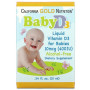 California Gold Nutrition, витамин D3 в жидкой форме для детей, 10 мкг, 10 мл